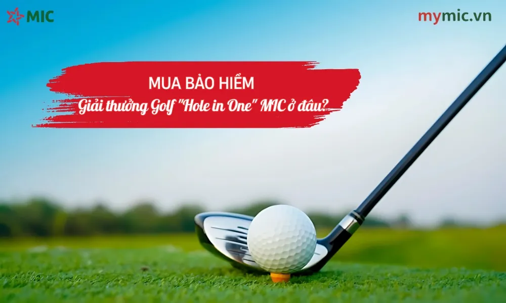 Mua bảo hiểm giải thưởng Golf "Hole in One" MIC ở đâu